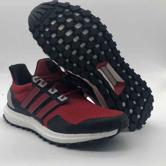 Mens Adidas Ultraboost 1.0 ATR Running Shoes Red Black White JS2975 NWOB - Picture 1 of 5
